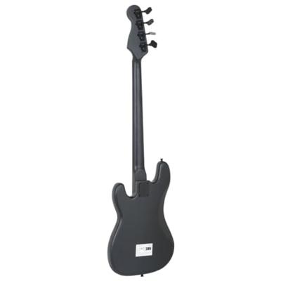 VidaXL Basgitaar voor beginners elektrisch met tas 4/4 46" zwart