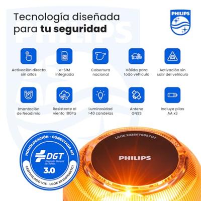 V16 noodbaken verbonden DGT 3.0 Philips SFL1000M/10