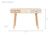 Wandtafel DKD Home Decor Spar Natuurlijk Wit 120 x 35 x 80 cm - thumbnail