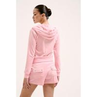 Juicy Couture Robertson Full Zip Trainingspak Dames Roze - Maat XS - Kleur: Roze | Soccerfanshop - thumbnail