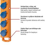 Brennenstuhl 1159900805 Stekkerdoos met schakelaar 5-voudig Geel Randaarde stekker 1 stuk(s) - thumbnail