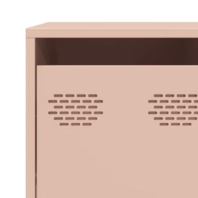 Dressoir 135x39x73,5 cm koudgewalst staal roze