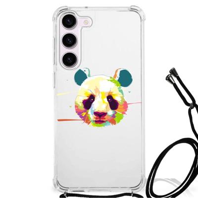 Samsung Galaxy S23 Stevig | Bumper Hoesje | Panda Color Samsung Galaxy S23 Stevig | Bumper Hoesje | Panda Color