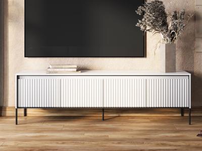 Tv-meubel TRAINING 4 deuren 192 cm wit