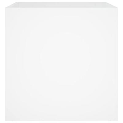 VidaXL Plantenbak 40x40x40 cm bewerkt hout wit