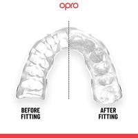 Opro 790000 Instant Custom Dentist Fit Mouthguard - Black-White - SR - thumbnail