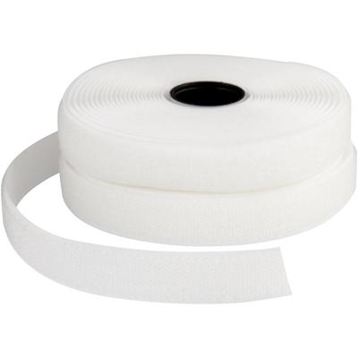 Creativ Company Klitteband haak en lussluiting, b: 20 mm, wit, 5 m/ 1 rol