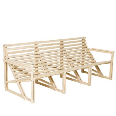 Weltevree Patiobench Patiobank - 4-5 Zitter / Naturel Weltevree Patiobench Patiobank - 4-5 Zitter / Naturel