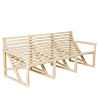 Weltevree Patiobench Patiobank - 4-5 Zitter / Naturel - thumbnail