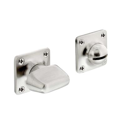 Intersteel Rozet vierkant met toilet-/badkamersluiting basic - nikkel mat