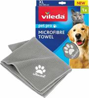 Vileda Pet Pro Microfibre Towel XL Dierenhanddoek Grijs Maat XL 1 stuk(s) - thumbnail