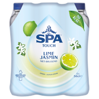 Spa Touch Still Lime Jasmin, fles van 50 cl, pak van 6 stuks - thumbnail