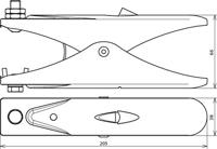 DEHN 546001 EZ 55 FL45 ASM10 V2A Aardingstang - thumbnail
