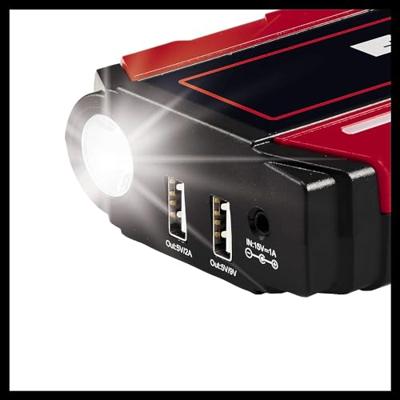 Einhell Snelstartsysteem CE-JS 12 1091521 Starthulpstroom: 200 A 2x USB-contact, Laadtoestandweergave