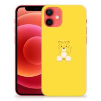 iPhone 12 Mini Telefoonhoesje met Naam Baby Leopard - thumbnail