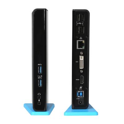 USB 3.0 Dual Docking Station - Dockingstation - USB - DVI, HDMI - GigE USB 3.0 Dual Docking Station - Dockingstation - USB - DVI, HDMI - GigE