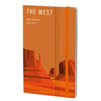 Stifflex Notitieboek Monument Valley 13 X 21 Cm Papier Oranje - thumbnail