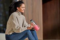 Emsa Bludrop Sleeve Thermosfles roze - thumbnail