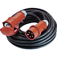 Bachmann 0165793 Stroom Verlengkabel 16 A Zwart 10 m H07RN-F 5G 2,5 mm² Geschikt voor buiten - thumbnail