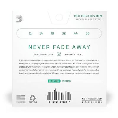 D'Addario XSE1156 XS Nickel Plated Steel 11-56 snarenset voor elektrische gitaar D'Addario XSE1156 XS Nickel Plated Steel 11-56 snarenset voor elektrische gitaar