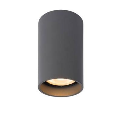 Lucide DELTO - Plafondspot - Ø 5,5 cm - LED Dim to warm - GU10 - 1x5W 2200K/3000K - Grijs