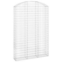 Schanskorf gewelfd 150x30x220/240 cm gegalvaniseerd ijzer - thumbnail