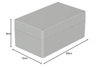 Bopla EUROMAS M 237 02237000 Industriële behuizing 200 x 120 x 90 Polycarbonaat Grijs-wit (RAL 7035) 1 stuk(s) - thumbnail