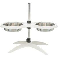 Trixie Houder Comed..Instelling, melamine/staal. 2 × 1,6 l/Ø 21,Bl - thumbnail