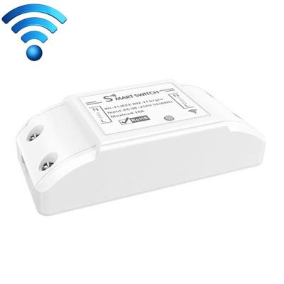 10A Single Channel WiFi Smart Switch Wireless Remote Control Module Works with Alexa & Google Home AC 90-250V