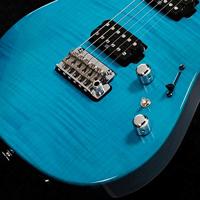 Ibanez Prestige Martin Miller Signature MM1-TAB Transparent Aqua Blue elektrische gitaar met koffer - thumbnail