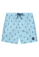 Shiwi Zomer zwembroek jongens - hemels blauw, koraal - Milo - thumbnail