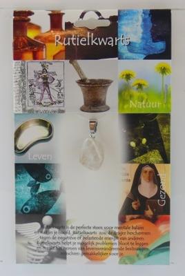 Steengoed Hanger gezondheidssteen rutielkwarts 1 Stuks