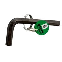 Bahco Stiftsleutel | met veiligheidsring | zeskant | gefosfateerd | 10 mm - TAH1995M-10 - thumbnail