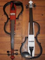 GEWA GS401.645 elektrische viool set met strijkstok en softcase, bruin - thumbnail