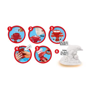 SES Creative Gieten en schilderen - Glitter dolfijn SES Creative Gieten en schilderen - Glitter dolfijn