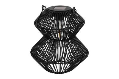 Countryfield solar lantaarn zwart h23cm