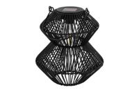 Countryfield solar lantaarn zwart h23cm - thumbnail