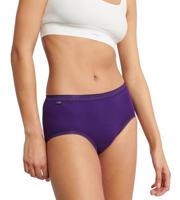 4-pack dames Basic Midi slips - Purple Summer - Katoenen dames heup onderbroeken - thumbnail