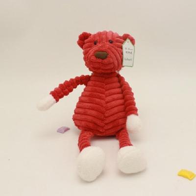 Gestreepte dierlijke pluche speelgoed pop creatieve dierlijke pop type: Bear hoogte: 42cm