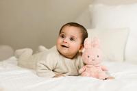 Little Dutch Nijntje knuffel 20cm pink flower grs - thumbnail