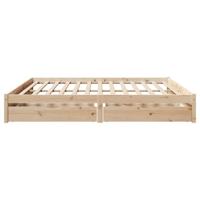 Bedframe zonder matras massief grenenhout 200x200 cm - thumbnail
