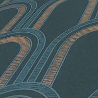 Architects Paper AP Arcade - Petrol - Retro - 391763 - thumbnail