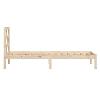 Bedframe massief hout 90x190 cm
