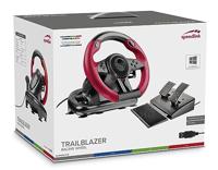 SpeedLink TRAILBLAZER Racing Wheel Stuurwiel USB PlayStation 3, PlayStation 4, PlayStation 4 Slim, PlayStation 4 Pro, PC, Xbox One, Xbox One S Rood/zwart Incl. - thumbnail