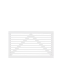 Witte Houten Tuinpoort Tokyo 150 x 90 CM - thumbnail