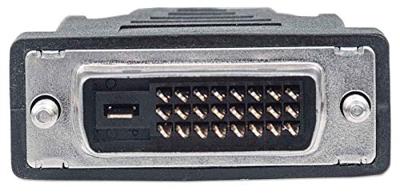 Manhattan 301244 DVI-D Dual Link Mannelijke naar Mannelijke DVI-kabel, 5m zwart