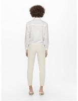 Only Onllecey Ls Knot Shirt Noos Wvn 15195910 Blouse Cloud Dancer - thumbnail