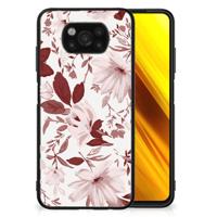 Kleurrijke Telefoonhoesje Xiaomi Poco X3 | X3 Pro Watercolor Flowers - thumbnail