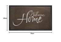 Siena HOME 555-1-441-517 Voetmat Peva Welkomsttaupe 45 x 75 cm. (l x b) 75 cm x 45 cm 1 stuk(s) - thumbnail
