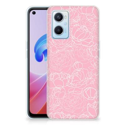 OPPO A96 | OPPO A76 | TPU Case | White Flowers